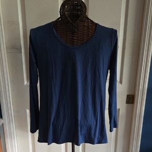 LuLaRoe Navy Long Sleeve Top